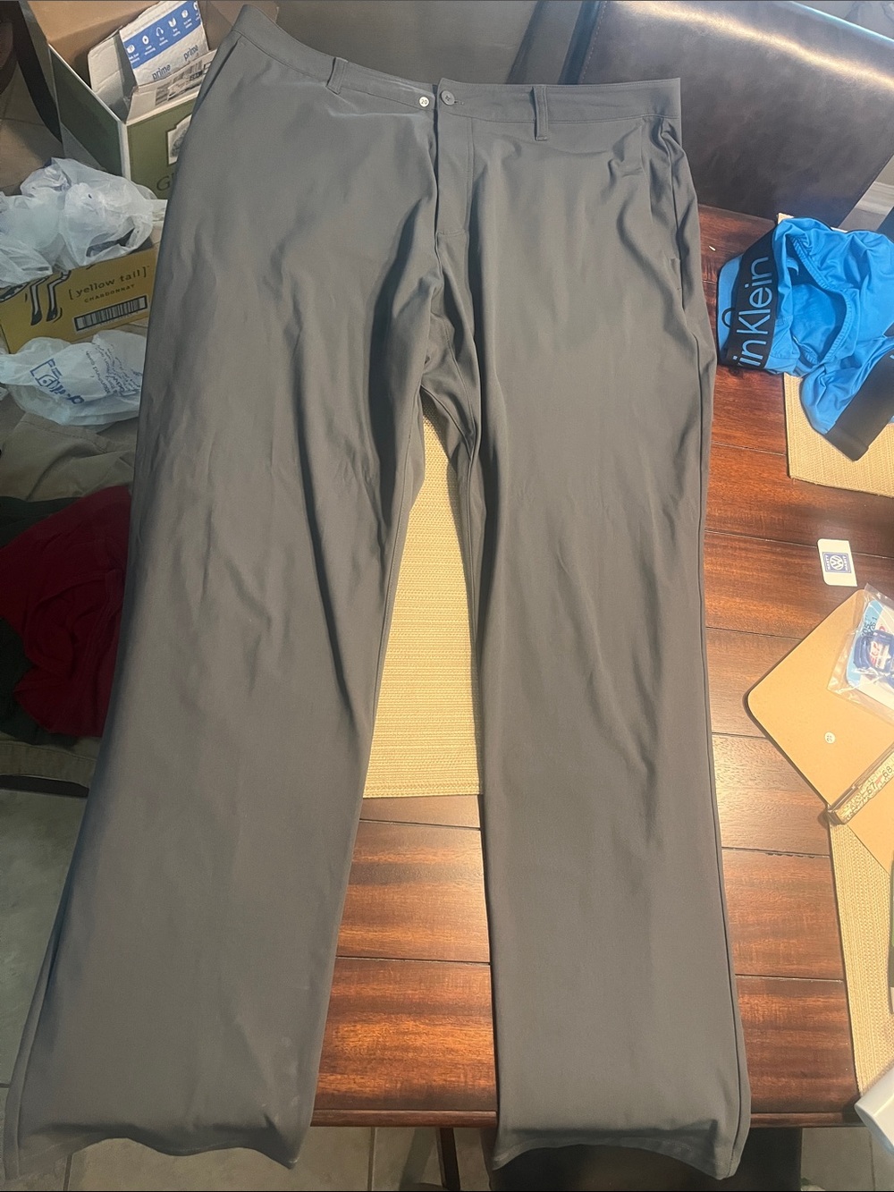 20.  Men's skyr  tech Dark Gray Pants - 👖 34w 32 l